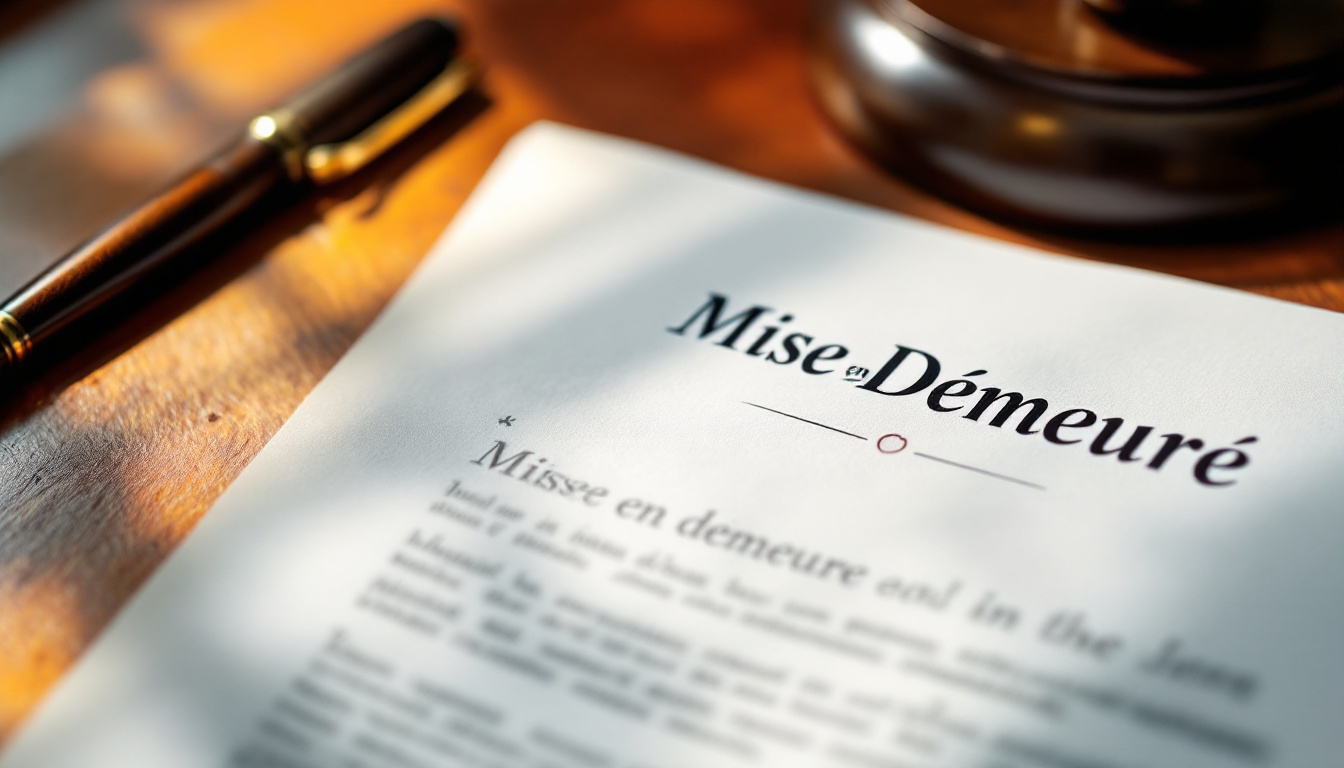 Quelles sont les étapes d'une procédure de mise en demeure
